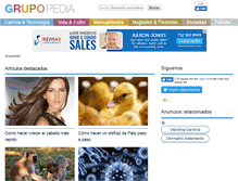 Tablet Screenshot of grupopedia.com